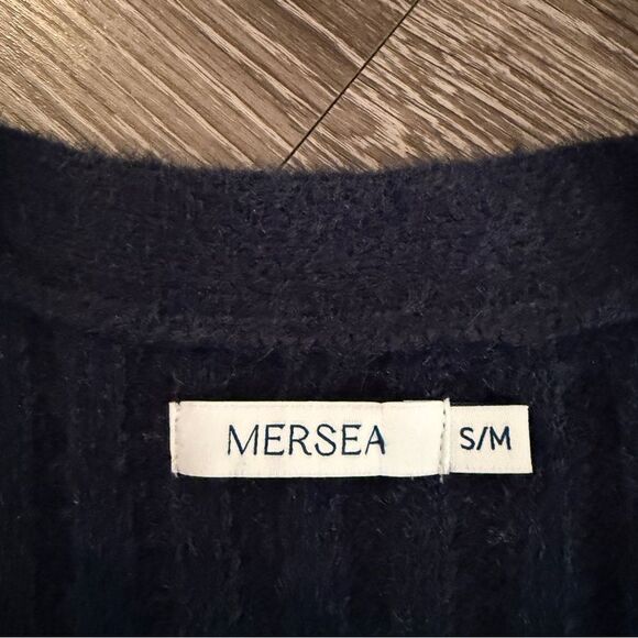 Mersea Chalet Ribbed Duster Oxford Blue - Picture 2 of 6
